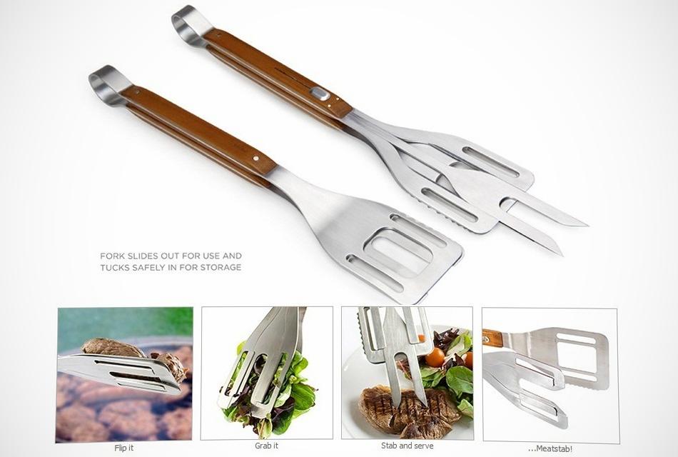 Stake 3-in-1 BBQ Tool