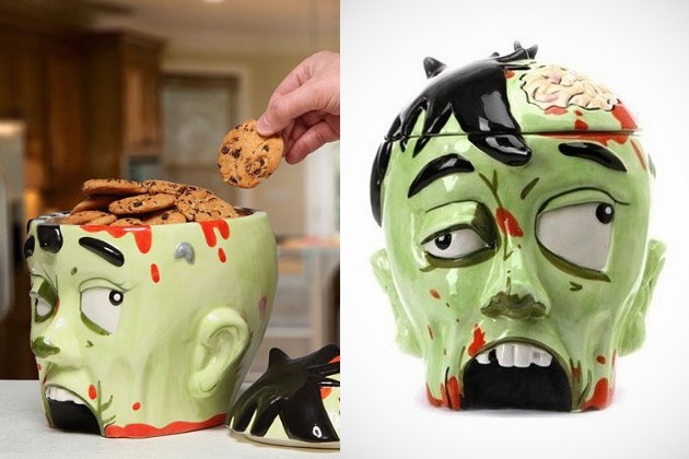 Zombie Head Cookie Jar