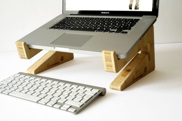 Bamboo Puzzle Laptop Stand (1)