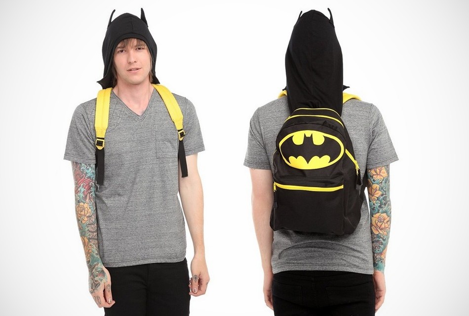 Batman Hooded Backpack