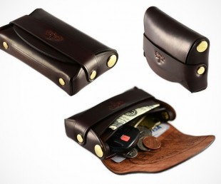 Cordovan Palm Wallet-brown