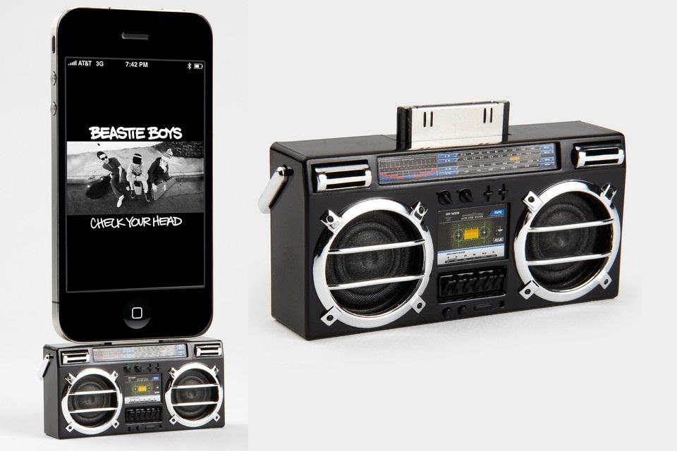 Mini Boombox MP3 iPhone Speaker