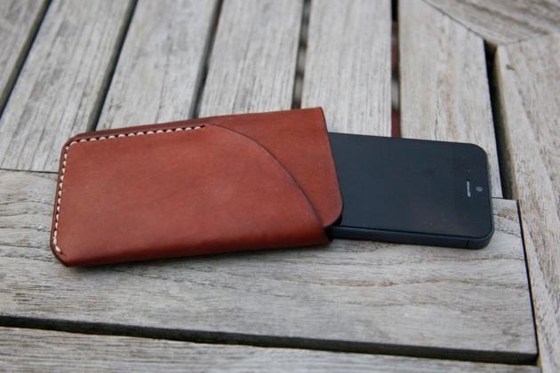 iPhone 5 Leather Case & Card Holder - Bonjourlife