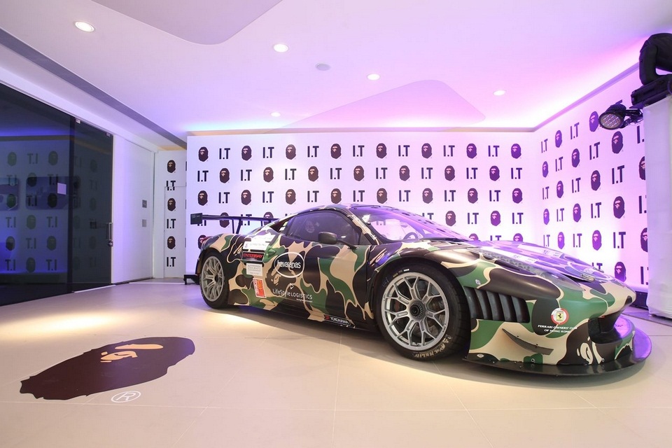 A Bathing Ape x Ferrari 458 Italia GT3