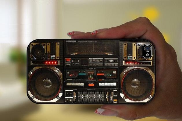 Boombox Ghetto Blaster iPhone 5 Case