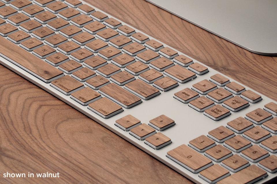 Lazerwood Keys for Apple Extended Keyboard