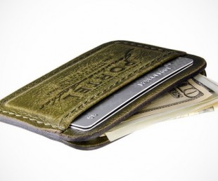 RETROMODERN aged leather Credit Card wallet (2)