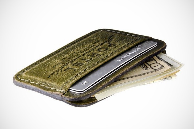 RETROMODERN aged leather Credit Card wallet (2)