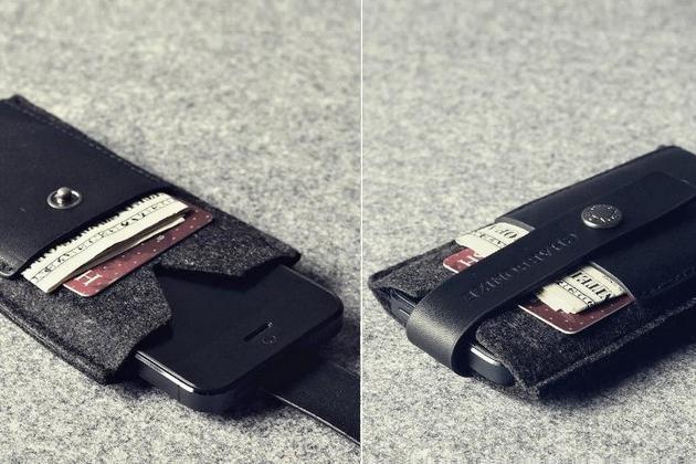 Charbonize Genuine Leather iPhone Wallet