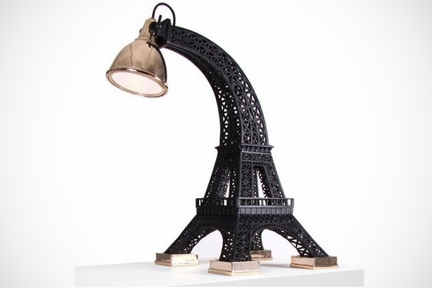 Eiffel Tower Lamp and Taj Mahal Table