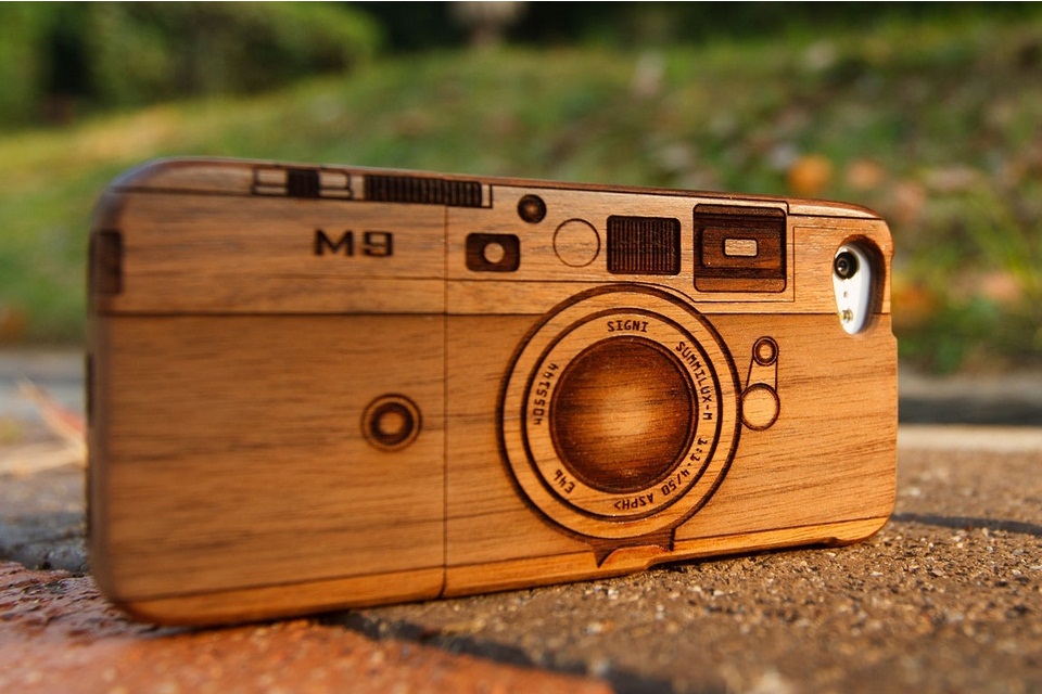 Hand Carved Walnut iPhone 5 Case