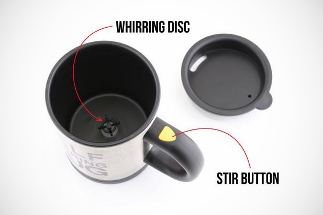 Self Stirring Coffee Mug