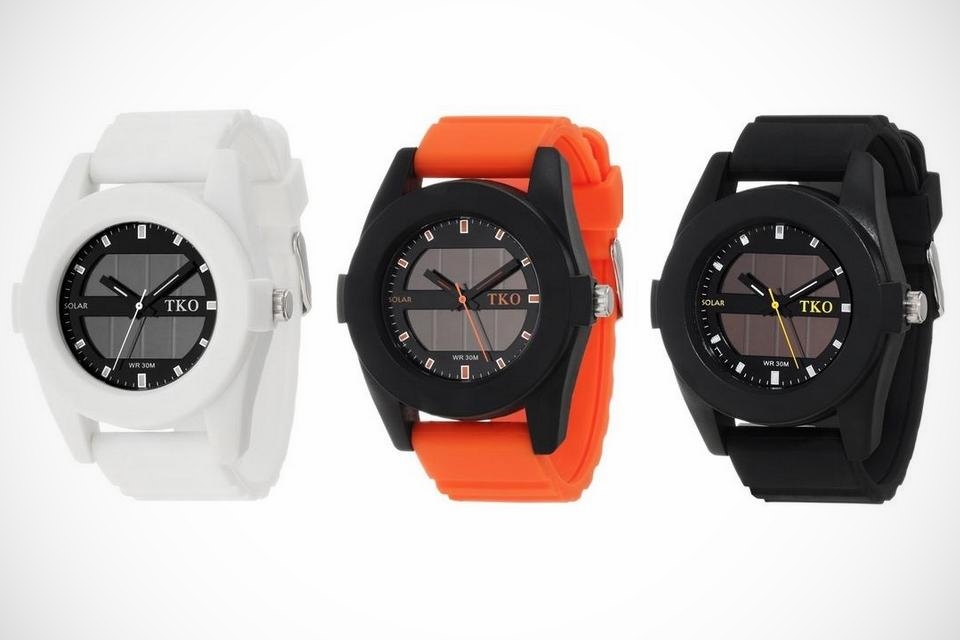 TKO Solar Rubber Watches