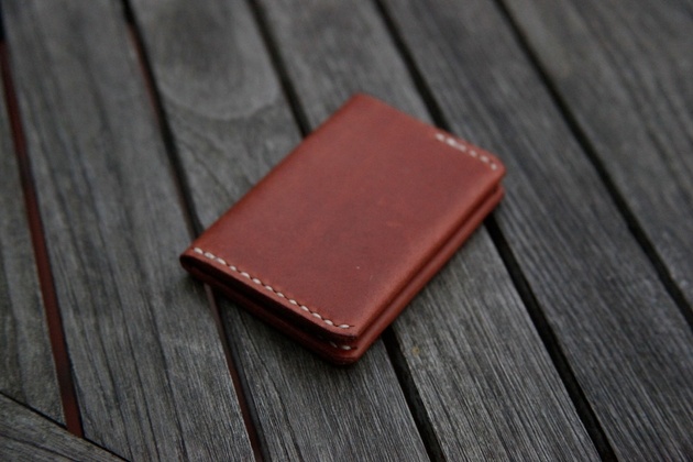 Handmade Ultra Slim Leather Wallet (3)