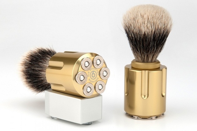 Six Shooter Shave Brushes (2)