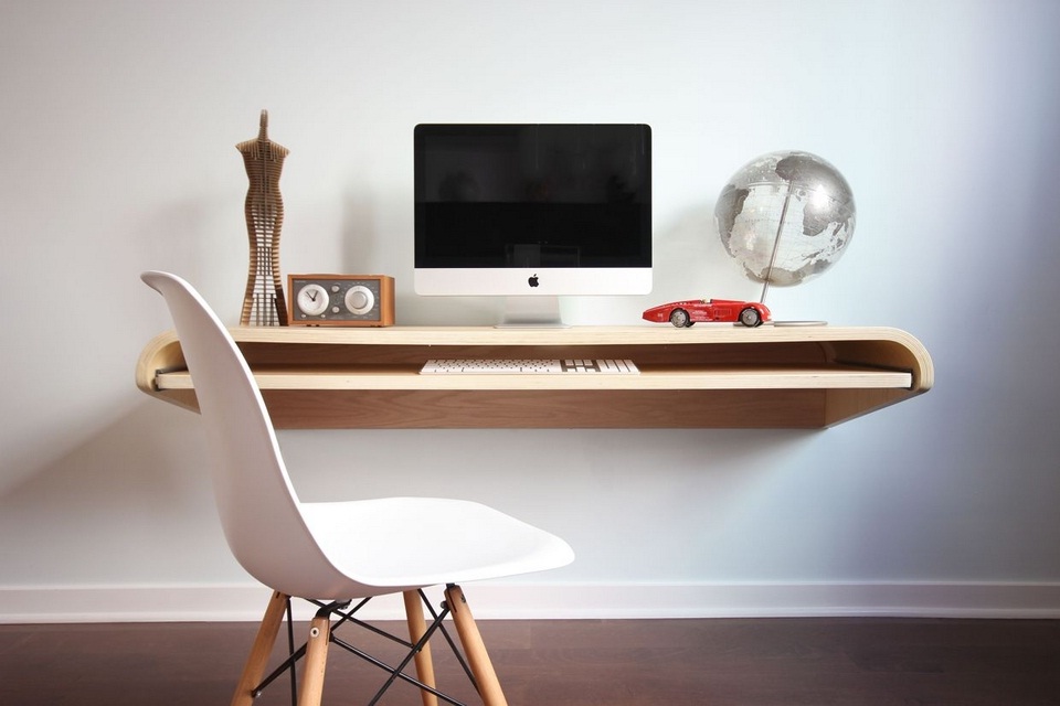 The Minimal Float Wall Desk