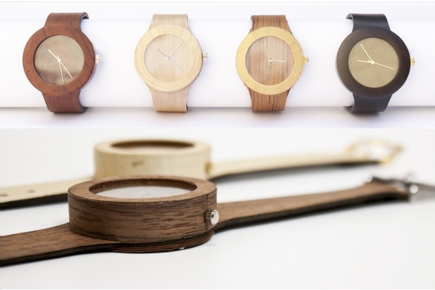 All Natural Wood Watch With Soft Strap (1)