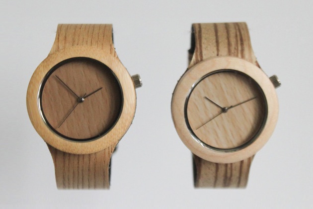 All Natural Wood Watch With Soft Strap (3)