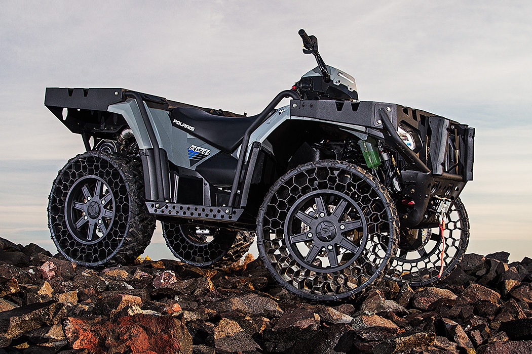 Polaris ATV Airless Tires Machine Hits The Road (3)