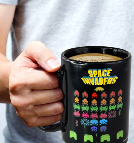 Space Invaders Color Changing Mug