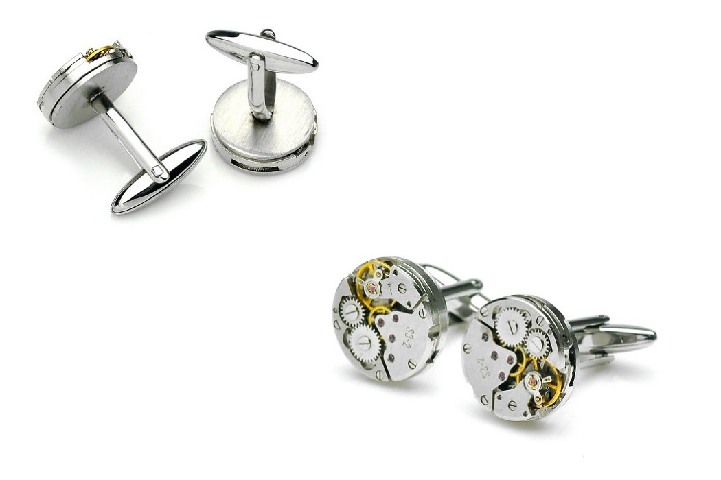 Steampunk Watch Mechanism Cufflinks