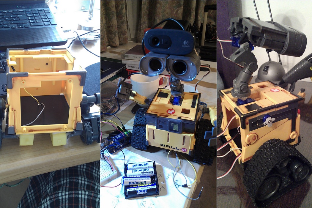 Arduino - Wall-E Robot With Voice Commands (8)