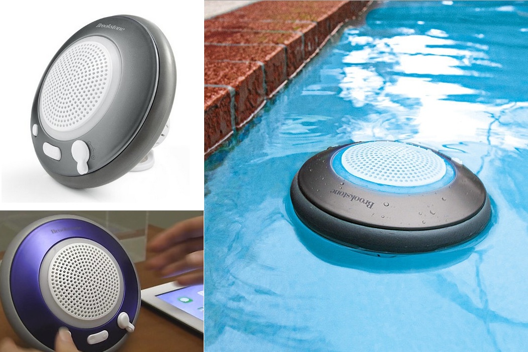 Brookstone Waterproof Floating Bluetooth Speaker (1)