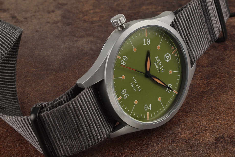 Aevig Corvid – Classic Quartz Field Watch