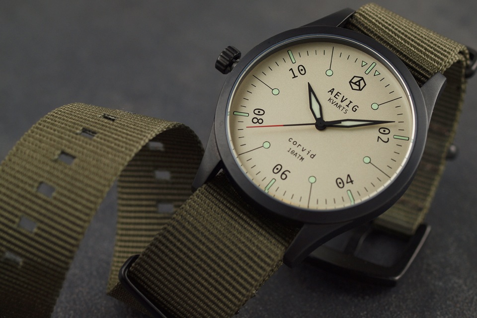 Aevig Corvid – Classic Quartz Field Watch