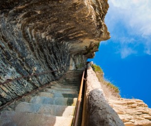 Falling Upwards King Aragons Stairs in France (1)