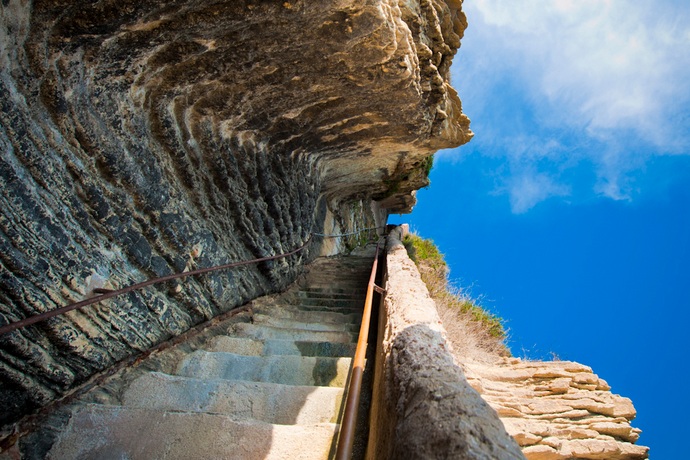 Falling Upwards King Aragons Stairs in France (1)