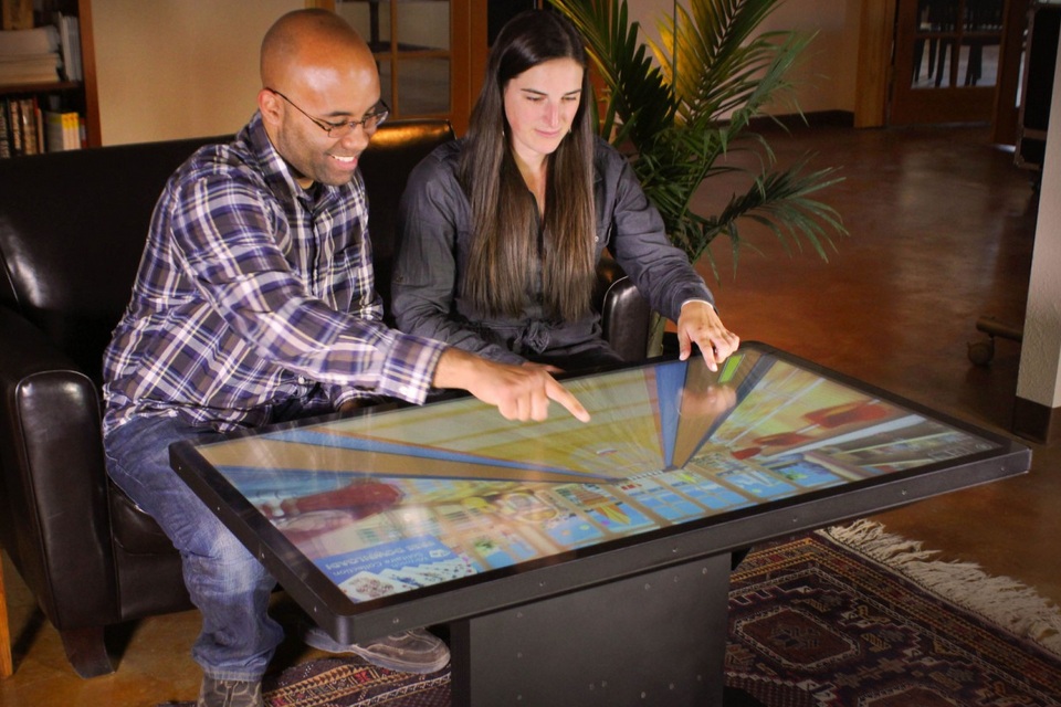 Ideums 46 Multitouch Coffee Table