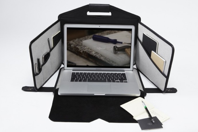 La Fonction No.1 Briefcase A Miniature Mobile Cubicle