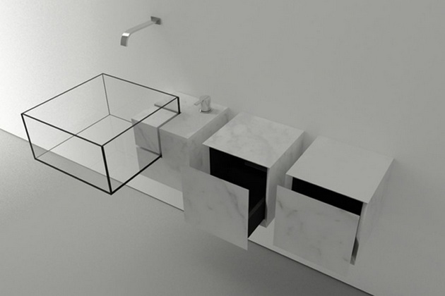 Minimalist Basin Kub by Victor Vasilev