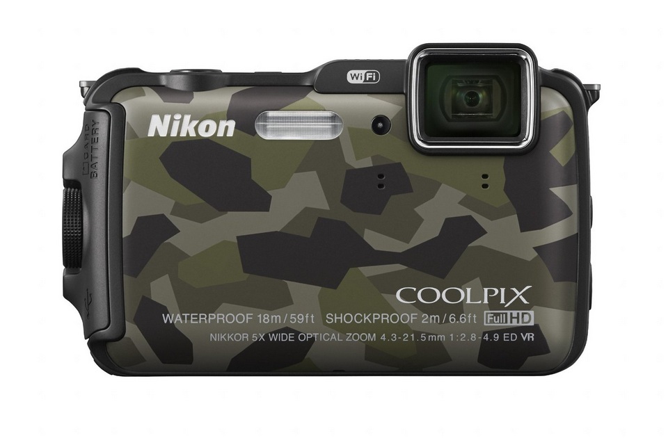 Nikon Coolpix Aw120 Camouflage Camera