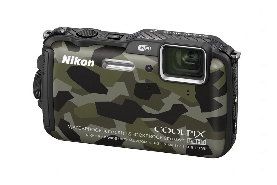 Nikon Coolpix Aw120 Camouflage Camera