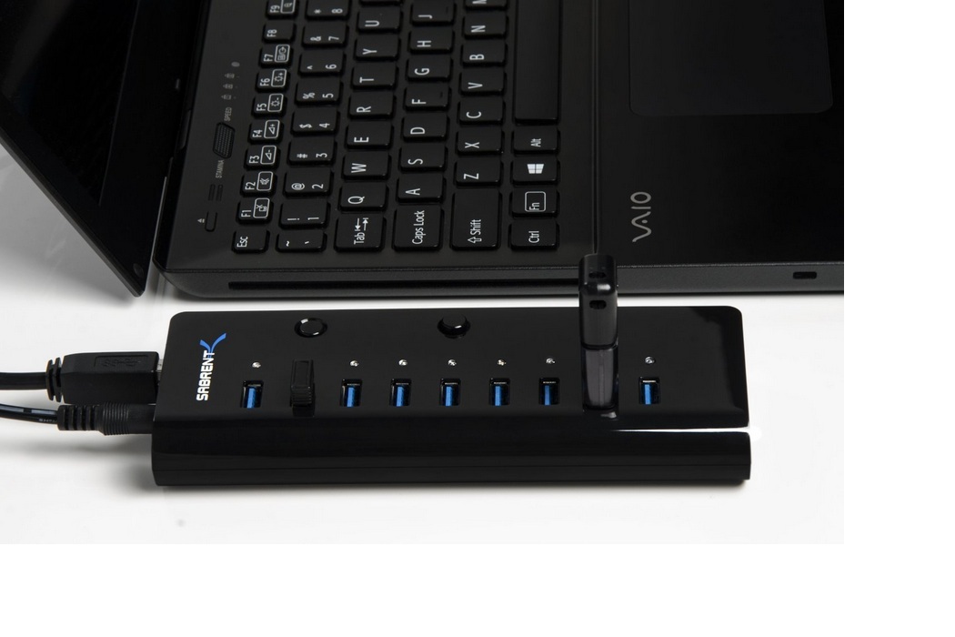 Sabrent Portable 10-Port 3.0 USB Smart Charging Hub