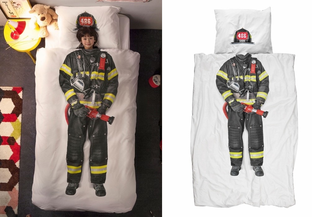 Snurk Firefighter Duvet Bedding Cover