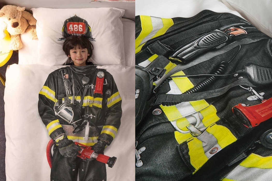 Snurk Firefighter Duvet Bedding Cover