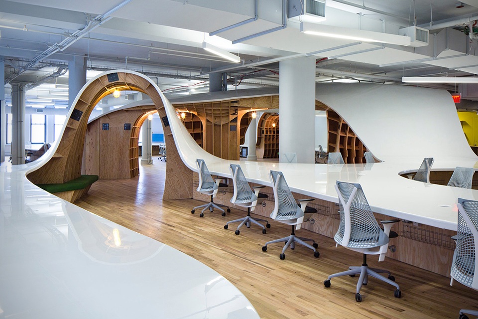 The Superdesk Comfortably Seats 125 People