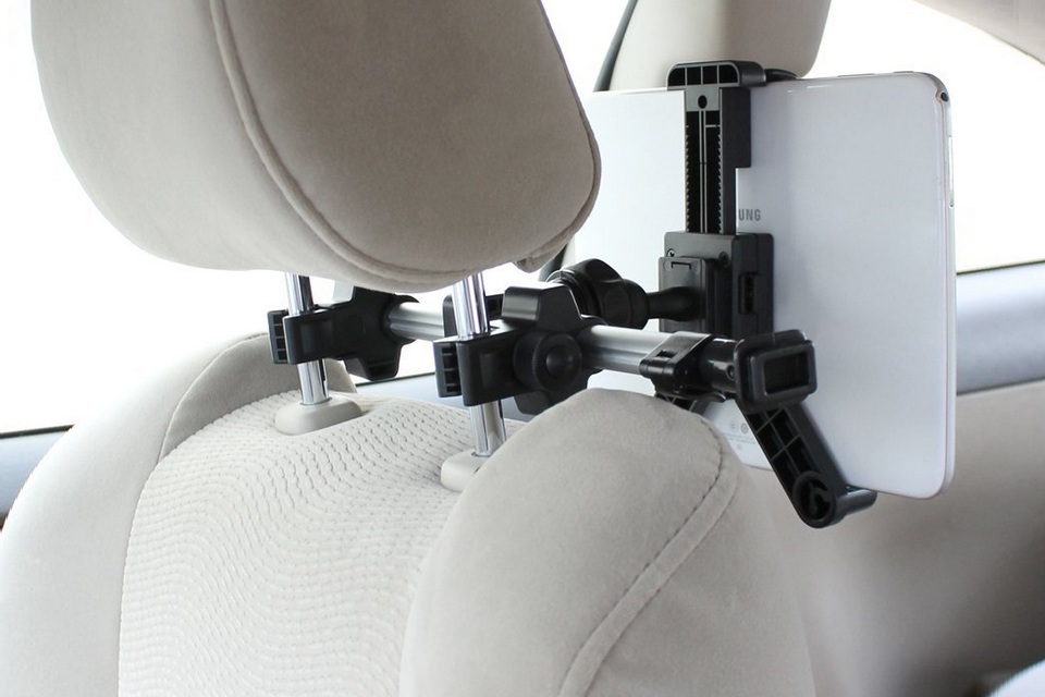 iKross 360-deg Headrest Mount Holder Car Kit