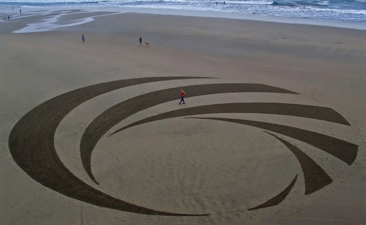 Andres Amodors Mind Blowing Temporary Beach Art