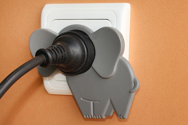 Cute Elephant Wall Plugs