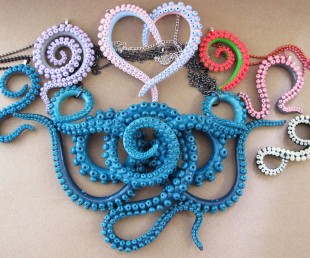 Handcrafted Octopus Tentacle Jewelry