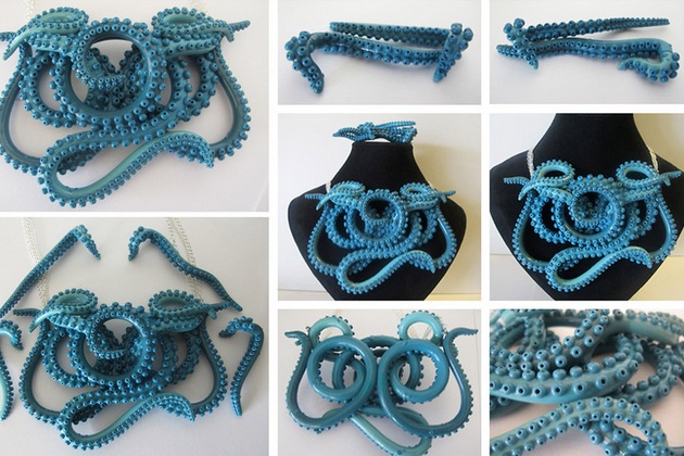 Handcrafted Octopus Tentacle Jewelry