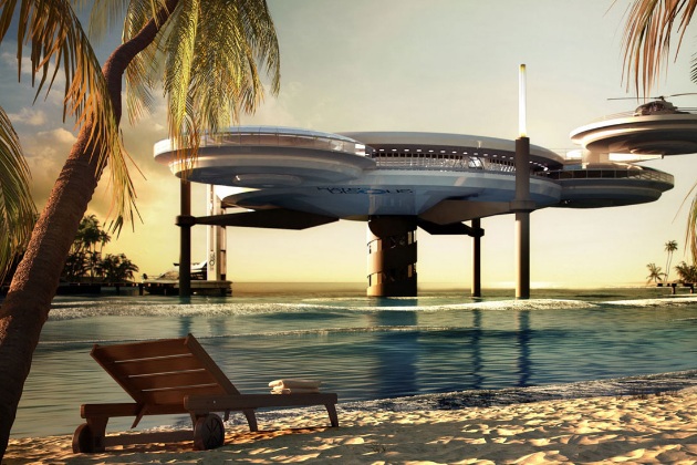 Luxury Underwater Disc Hotel Dubai