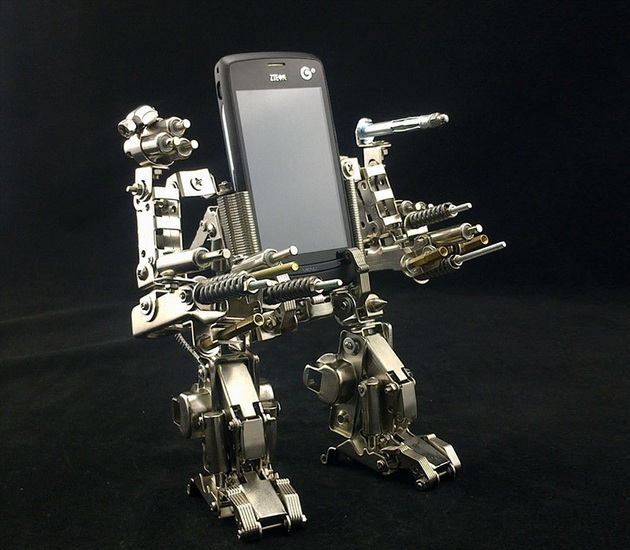 Mech Warrior Cell-Phone Holder