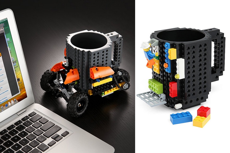 My Lego Build-On Coffee Mug