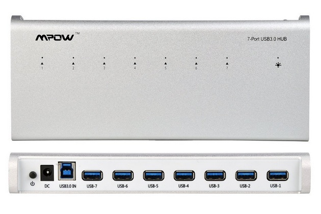 7 Port USB 3.0 Premium Aluminum Hub