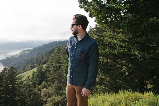 Chambray Glacier Shirt by Taylor Stitch